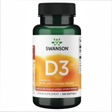 Вітамін Д3, D-3 5000 - 250 softgels