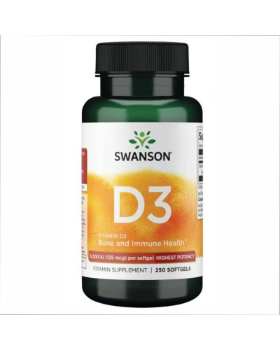 Вітамін Д3, D-3 5000 - 250 softgels