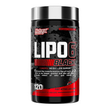 Жироспалювач, Lipo-6 Black - 120 caps