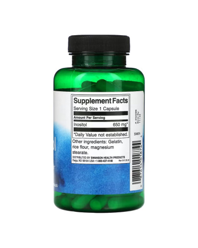 Інозитол, Inositol 650mg - 100 caps