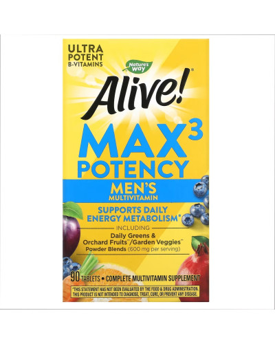 Мультивітаміни для чоловіків, Max3 Men's - 90 tabs