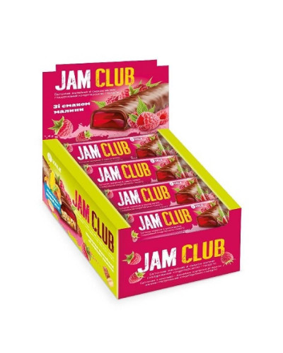 Jam Club - 24x40g Jelly with Raspberry