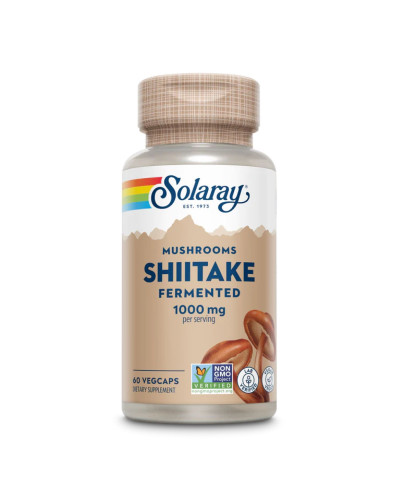 Шиїтаке, Fermented Shiitake Mushroom 1000mg - 60 vcaps