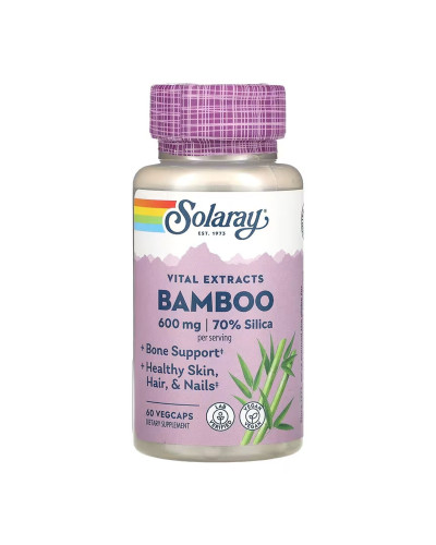 Екстракт Стебла Бамбука, Bamboo Stem Extract 300mg - 60 vcaps