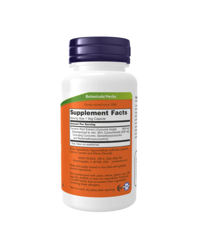 Екстракт куркуміну, Turmeric Curcumin - 60 vcaps