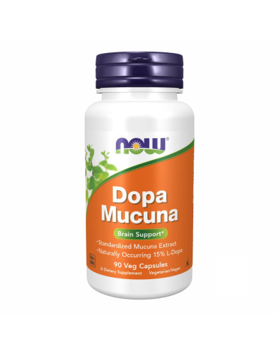 Мукуна Пекуча для покращення роботи мозку, Dopa Mucuna - 90vcaps