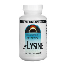 Л Лізин, L-Lysine 1000mg - 100 tabs