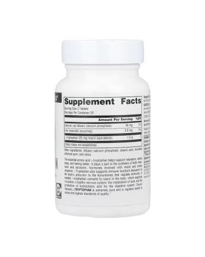 L-Tryptophan 500mg - 60 tabs