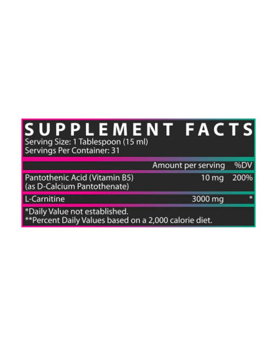Liquid L-Carnitine 3000 - 465 ml Strawberry Watermelon