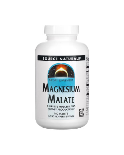 Магній Малат, Magnesium Malate 1250mg - 90 tabs