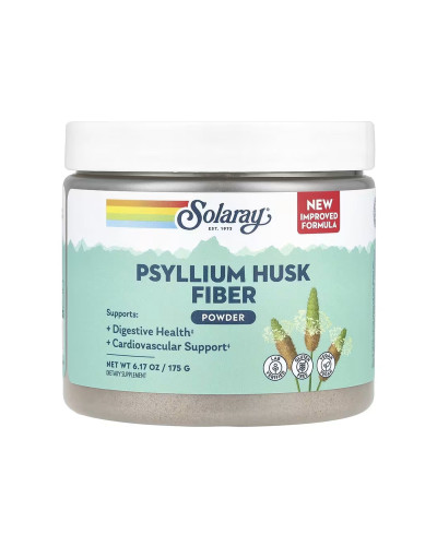 Лушпиння подорожника, Psyllium Husk Fiber Powder - 175g Unflavored