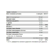 Бустер тестостерону, Testo Boost - 100 caps