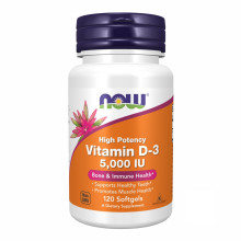 Вітамін Д-3, VIT D-3 5000IU - 120 sgels
