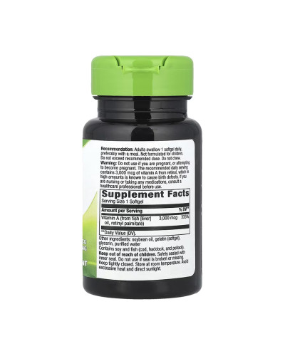 Vitamin A - 100 softgels